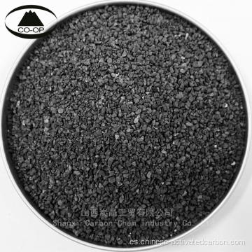 Carbono activado de capa granular negra para la purificación del agua